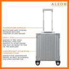 Aleon 16” Aluminum Vertical Underseat Carry-On Luggage - Image 2