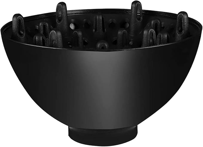 Black Hair Diffuser, Adaptable for Blow Dryers Diffuser Universal for Curly Care Dryer Diffusers and Styling Tools and Appliances Accessories, Hair Attchment for Women, Light Hair Removal