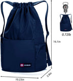 ZOORON Waterproof Drawstring Gym Backpack Bag - Image 6