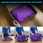 Medium Duffle Bag for Travel Women & Men. Durable Lightweight Foldable Travel Duffel Bags For Traveling Women. 40L Duffle Bags a Reliable Weekender duffel or Overnight Bag With Shoe Compartment