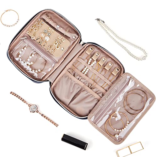 Travel Jewelry Organizer (Blue-Gray)