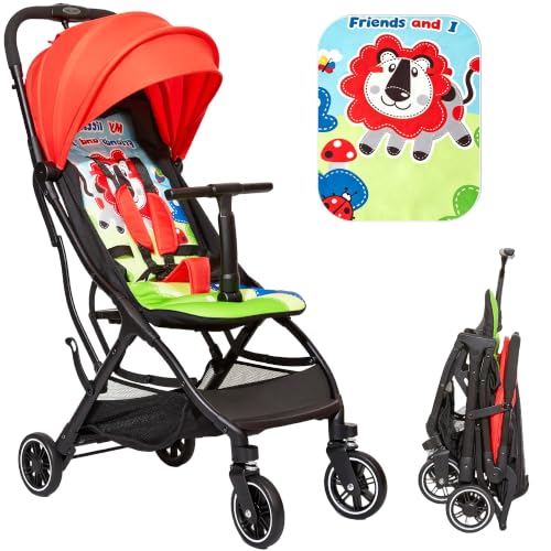 Ultra Compact Travel Stroller (Red Lion)