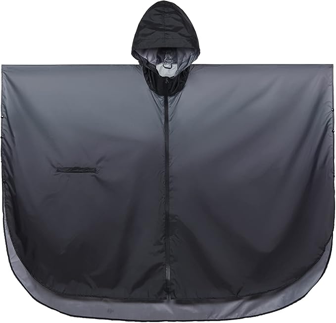 SaphiRose Rain Poncho Jacket Coat Hooded - Image 3