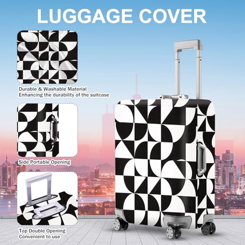 Geometric Minimalist Luggage Cover (#22 / M(fits 24-26Inch suitcase))