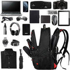 17.3 Laptop Backpack (L-red-v)