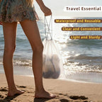Clear Shoe Bags for Travel (Clear 6pcs)