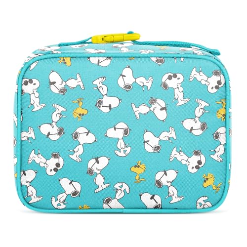 Peanuts Kids Lunch Box & Insulated Lunch Bag for School (Regular / Peanuts: Snoopy & Woodstock)
