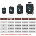 Travel Luggage Cover Suitcase Cover Protector Skins 18 (dolphin / XL (for 29--32 inch luggage))