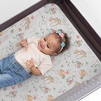 Pack n Play Sheets (Fawn & Flora / 38X26 Inch)