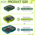 Packing Cubes for Suitcase Large Organizer Bags (Green / Mixed)