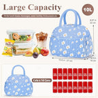 Lunch Box for Women (B-Blue Daisy / Medium - 10L)