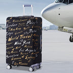Travelkin Suitcase Covers For Luggage Tsa Approved Luggage Covers Protector (World City / XL)