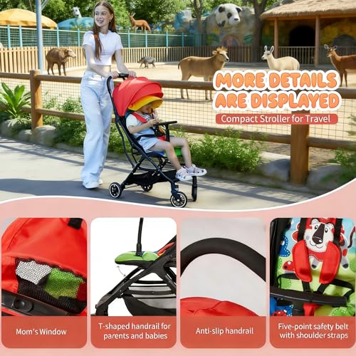 Ultra Compact Travel Stroller (Red Lion)