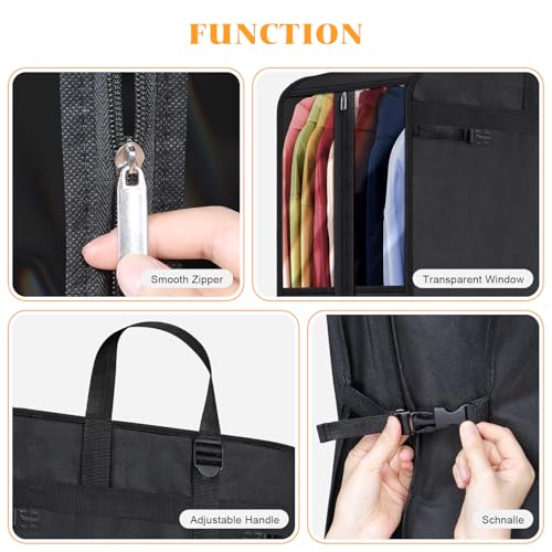 Garment Bag for Moving (24"X60"-1pcs - Heavy Duty)