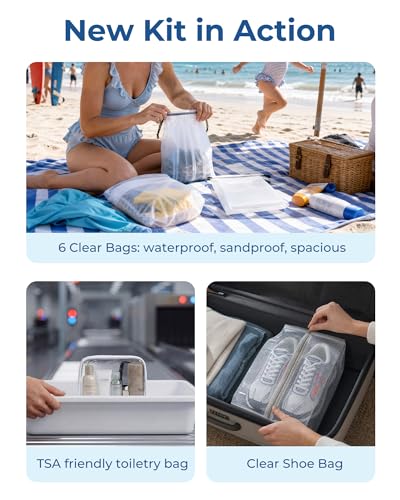 Compression Packing Cubes (Sky Blue)