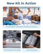 Compression Packing Cubes (Sky Blue)