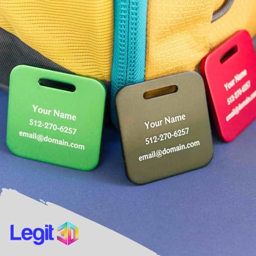 Custom Metal Luggage Tags (Red / Metal Tags (Professional & Unbreakable))