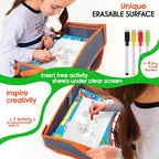 Kids Car Seat Travel Tray (ORANGE)