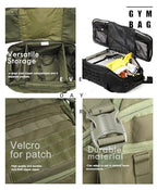 Gym Bag for Men Duffle Bags Backpack (45l / Green)