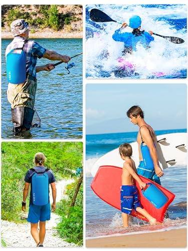 Waterproof Dry Bag for Women Men (30L / Blue)