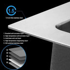 36 Farmhouse Sink Stainless Steel - Image 7