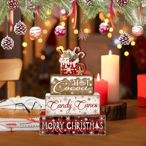 Tiered Tray Decor Set (Hot Cocoa)