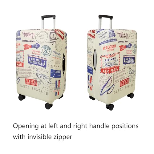 Travel Luggage Cover Suitcase Cover Protector Skins 18 (Stamp pattern A13 / M (for 22--24 inch luggage))