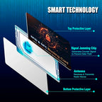 10 Pack RFID Blocking Card for Credit Debit Card (Oragne CL)