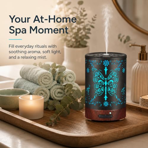 Butterfly Essential Oil Diffuser Aromatherapy Diffuser for Home Decor (06-butterfly)