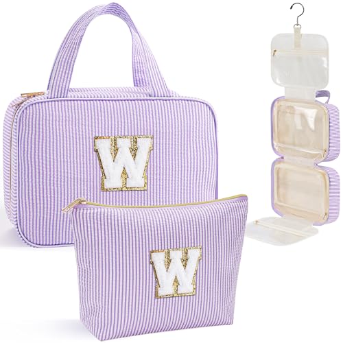 Hanging Toiletry Bag for Women (Purple / W)