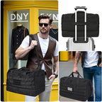 Carry on Duffle Bags for Airplanes Mens GYM Bag with Wet Compartment