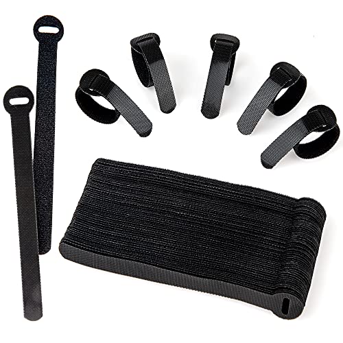 60x Cable Management Ties (60 Count (Black))