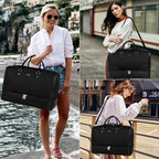 Weekender Overnight Bag for Women (Large / 9-black)