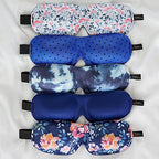 40 Blinks No Pressure Printed Eye Mask for Travel & Sleep (Pink Arabella / 1 Count (Pack of 1))