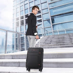 Softside Expandable Luggage with 4 Spinner Wheels (Gray / 21-Inch)
