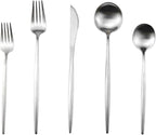 Gugrida 20-Piece 18/10 Stainless Steel Flatware Silverware, Luxury Dinnerware - Image 6