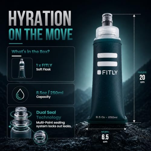 Soft Flask 8.5 oz (Petrol Blue / 8.5 Ounces)