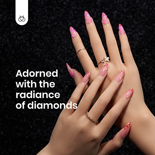 Beetles Red Gel Nail Polish (C - Flakie Red | Ruby Crown)