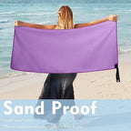 Microfiber Travel Towel (Purple / L:24"×48")