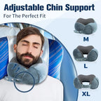 Neck Pillow for Traveling (Light Blue)