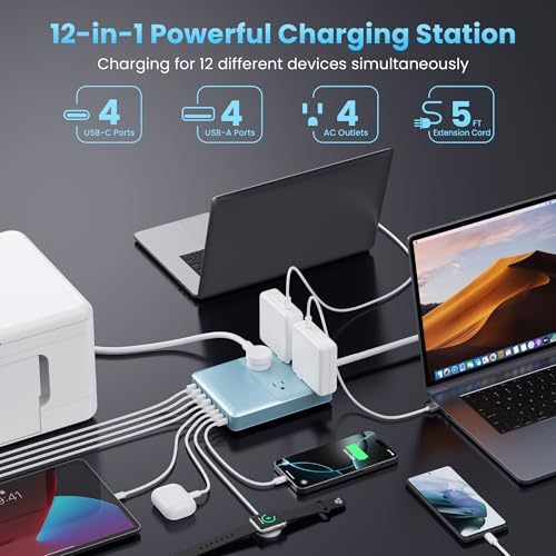 200W Charging Station (Sky Blue)
