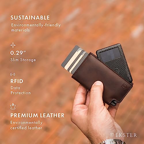 Parliament Pop Up Leather Wallet for Men (Classic Brown)