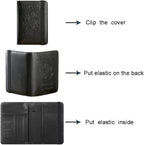 Passport Holder Cover Wallet Travel Essentials RFID Blocking Leather Card Case - Image 5