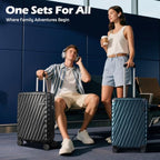 Luggage sets 3 piece with Spinner Wheels