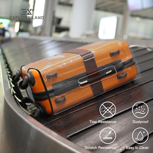 Clear PVC Suitcase Cover Protector (S/M / Clear PVC)