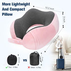 Neck Pillow for Traveling (Pink)