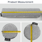 Neck Roll Pillow (Grey / Small - 4.1" H)