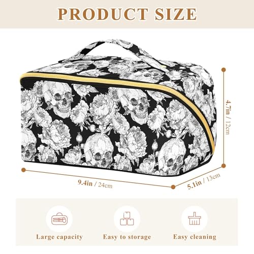 Makeup Organizer Bag (Skulls 064)