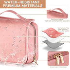 Hanging Travel Toiletry Bag for Women (Cherry Blossom Pink / 1 Pack)