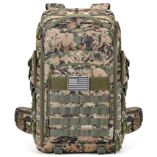 Tactical Backpack for Men (40L / D.camouflage Green)